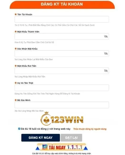 Hướng dẫn tham gia đặt cược tại 123Win