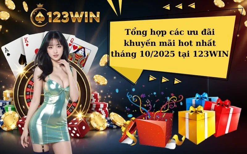 Tổng hợp các ưu đãi khuyến mãi hot nhất tháng 102025 tại 123WIN