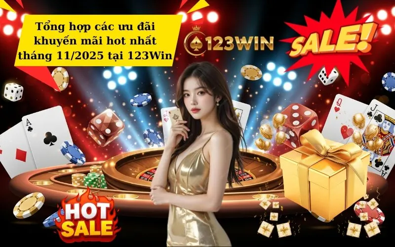 Tổng hợp các ưu đãi khuyến mãi hot nhất tháng 112025 tại 123Win